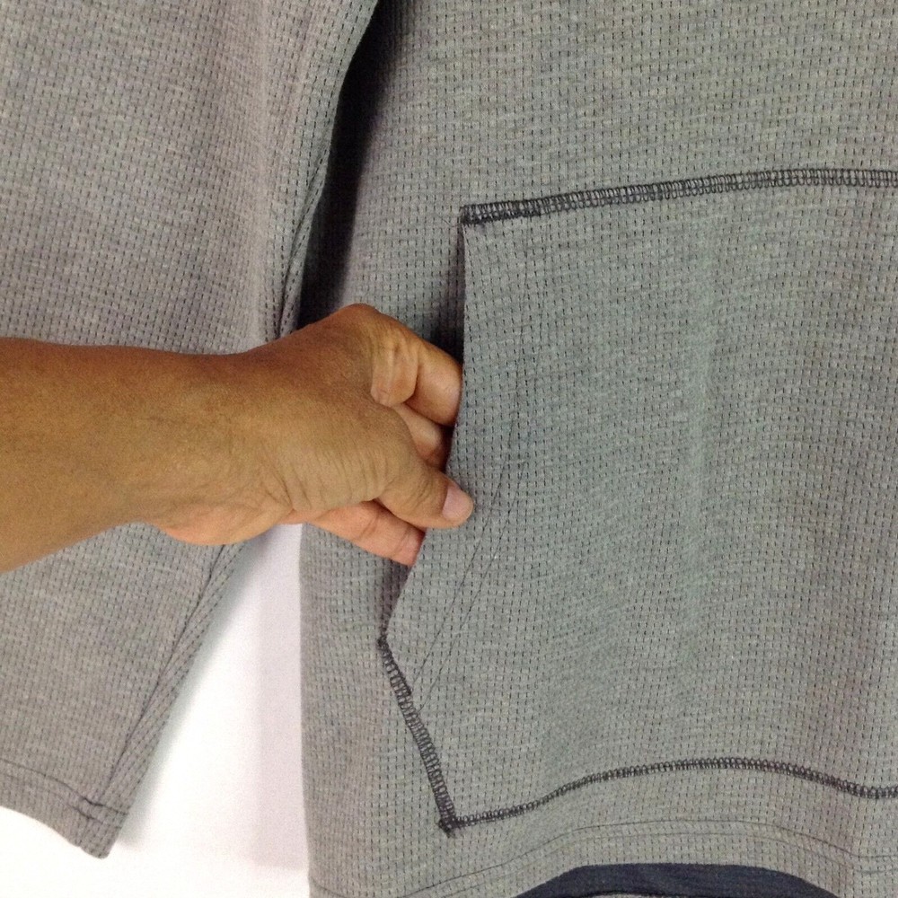 Under Amour Men's Sweater Gray Loose Fit Hoodie Lightweight Pullover Size M - Picture 4 of 9